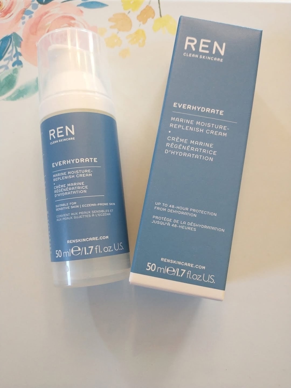 Ren Clean Skincare Everhydrate Marine Moisture Replenish Cream 50ml